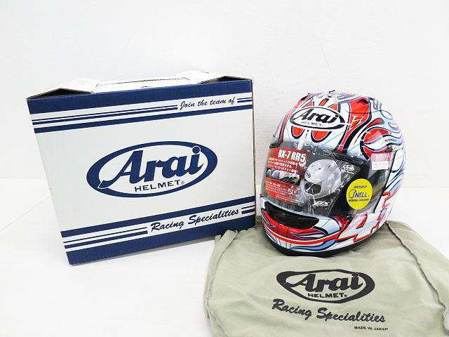 1点40,000円でお買取させて頂きました】Arai (アライ) RX-7 RR5 ハガ3 ハガwsbk フルフェイスヘルメット  お買取させて頂きました。バイクウェアの買取はSTSTストストにお任せ下さい！ - バイクウェア買取ならSTST(ストスト)無料宅配買取サービス