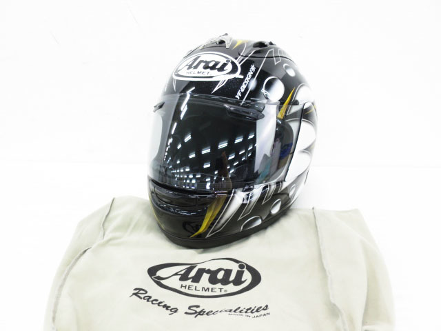 1点17,000円でお買取させて頂きました】ARAI (アライ) RX-7 RR5 HARADA RESTYLE ヘルメット  お買取させて頂きました。バイクウェアの買取はSTSTストストにお任せ下さい！ - バイクウェア買取ならSTST(ストスト)無料宅配買取サービス