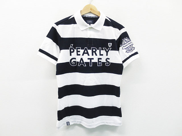 PEARLY GATES パーリーゲイツ 30周年 半袖ポロシャツ ブラック 0