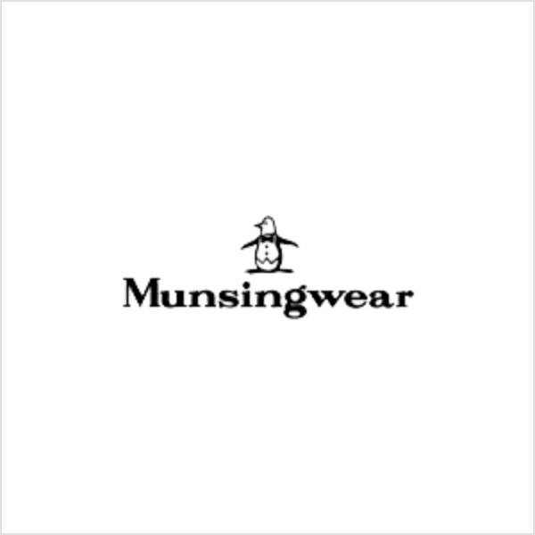 MUNSING マンシング　ロゴ刺繍　ボーダー　ワンピース　ゴルフウェア　L